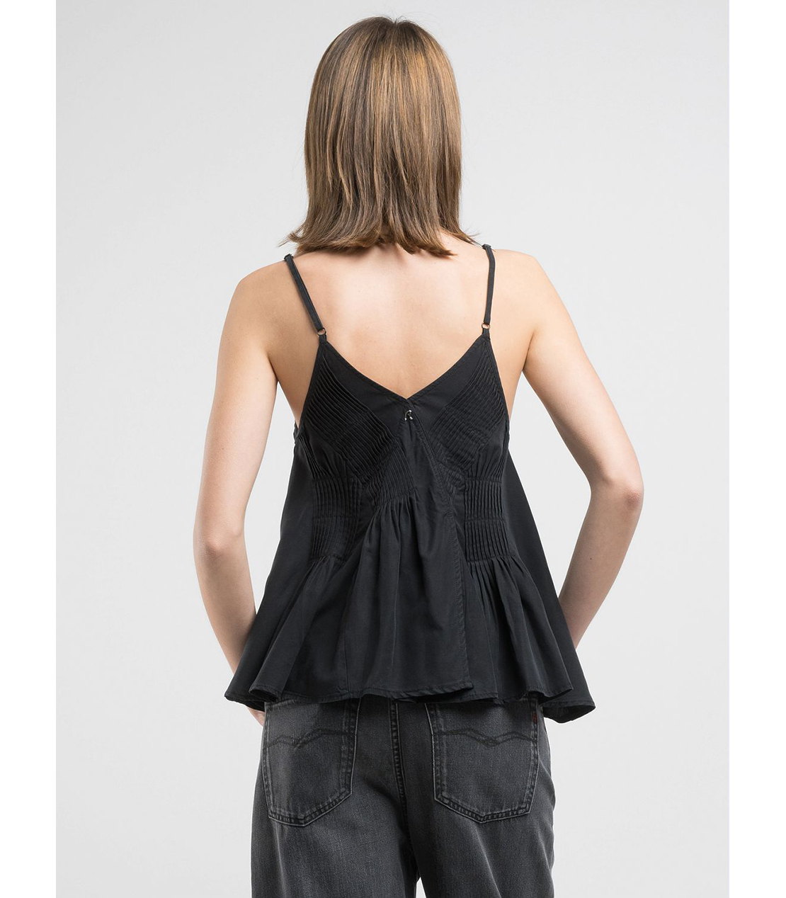 コンフォートフィットプリーツビスチェトップ 詳細画像 ブラック 3